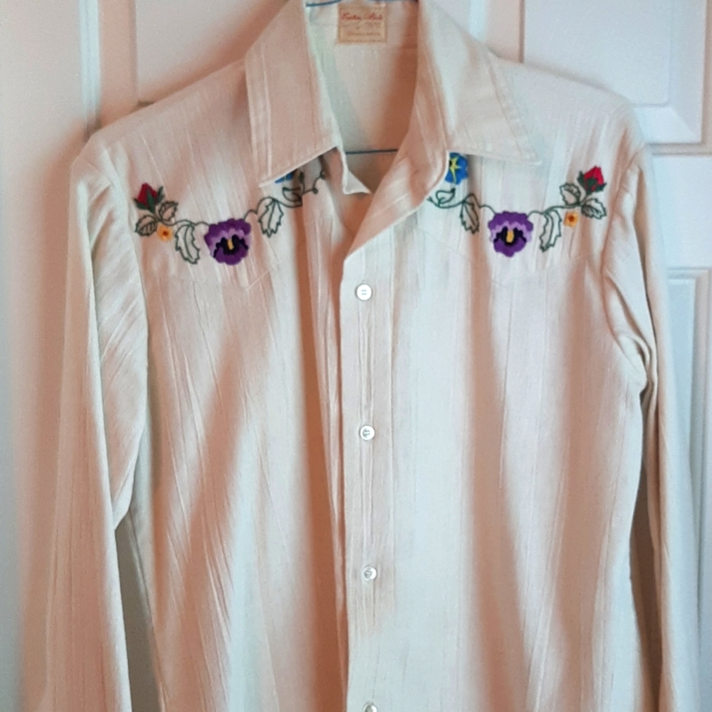 Hand Made & Embroidered shirt from 1973